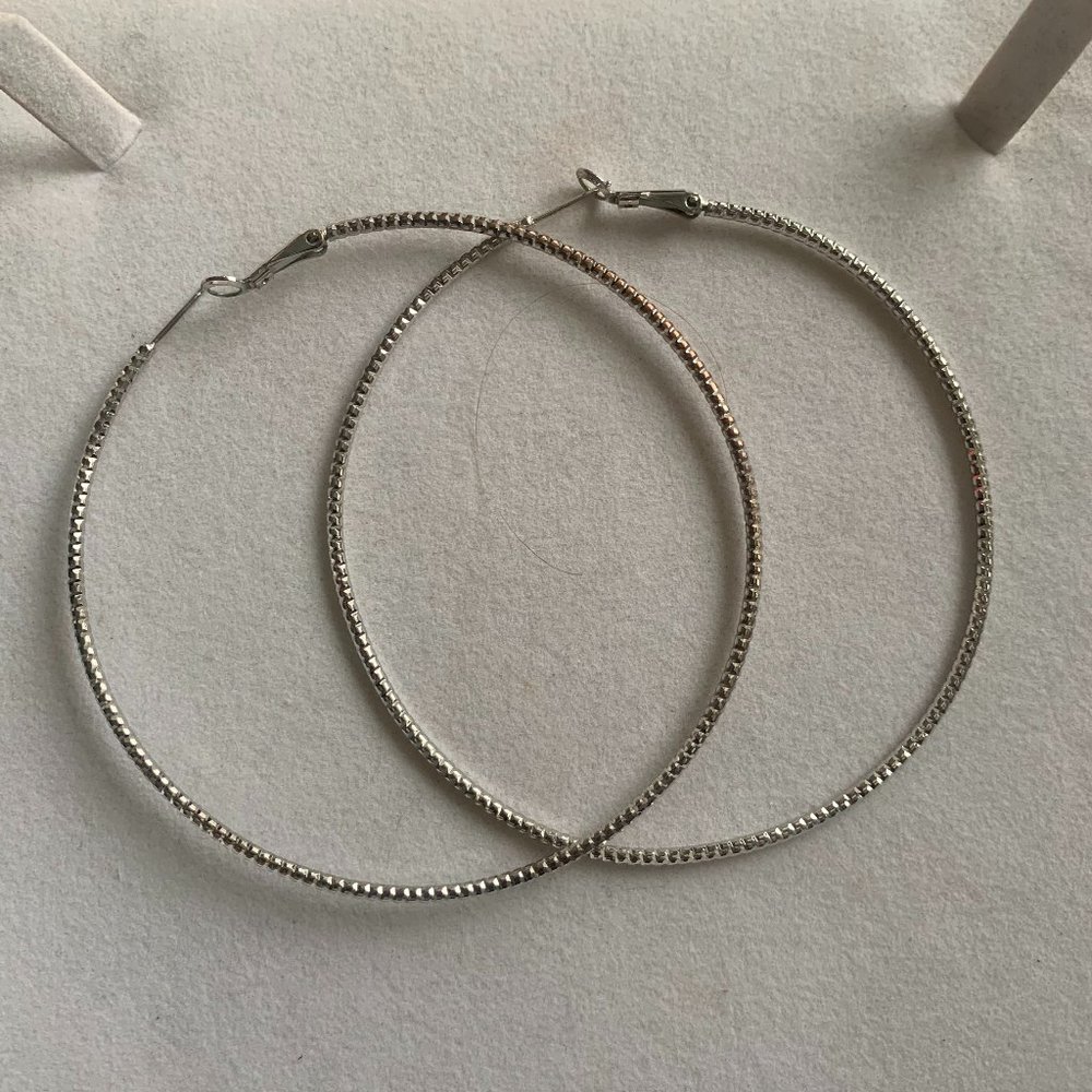 hoop earrings